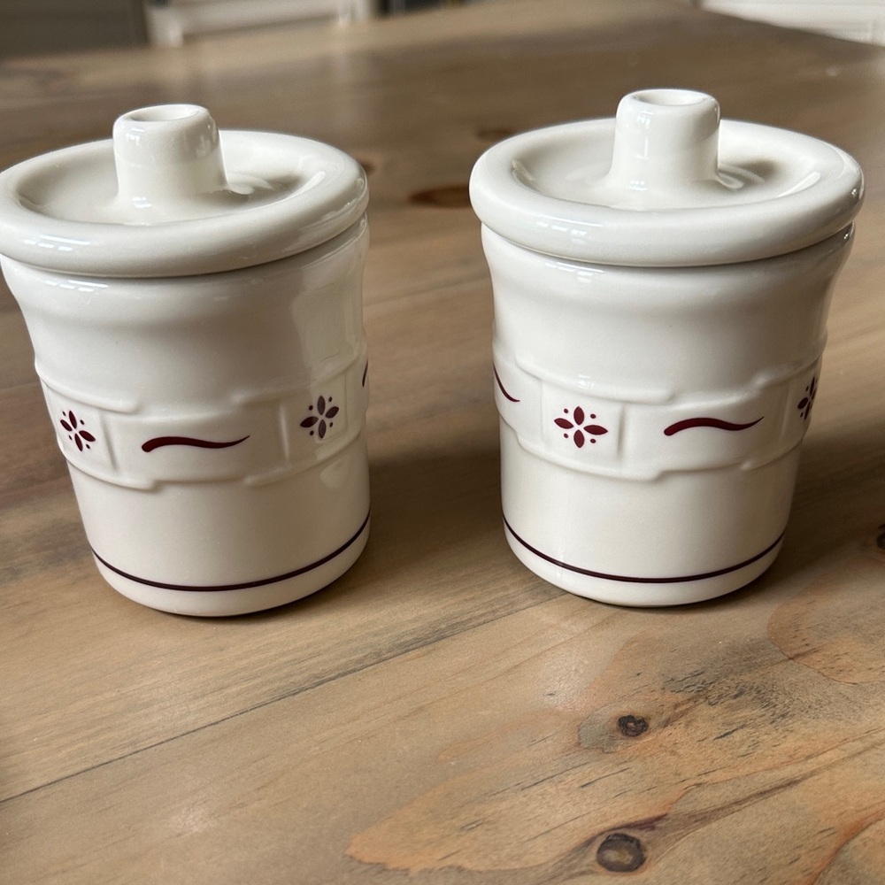 Mini condiment crocks